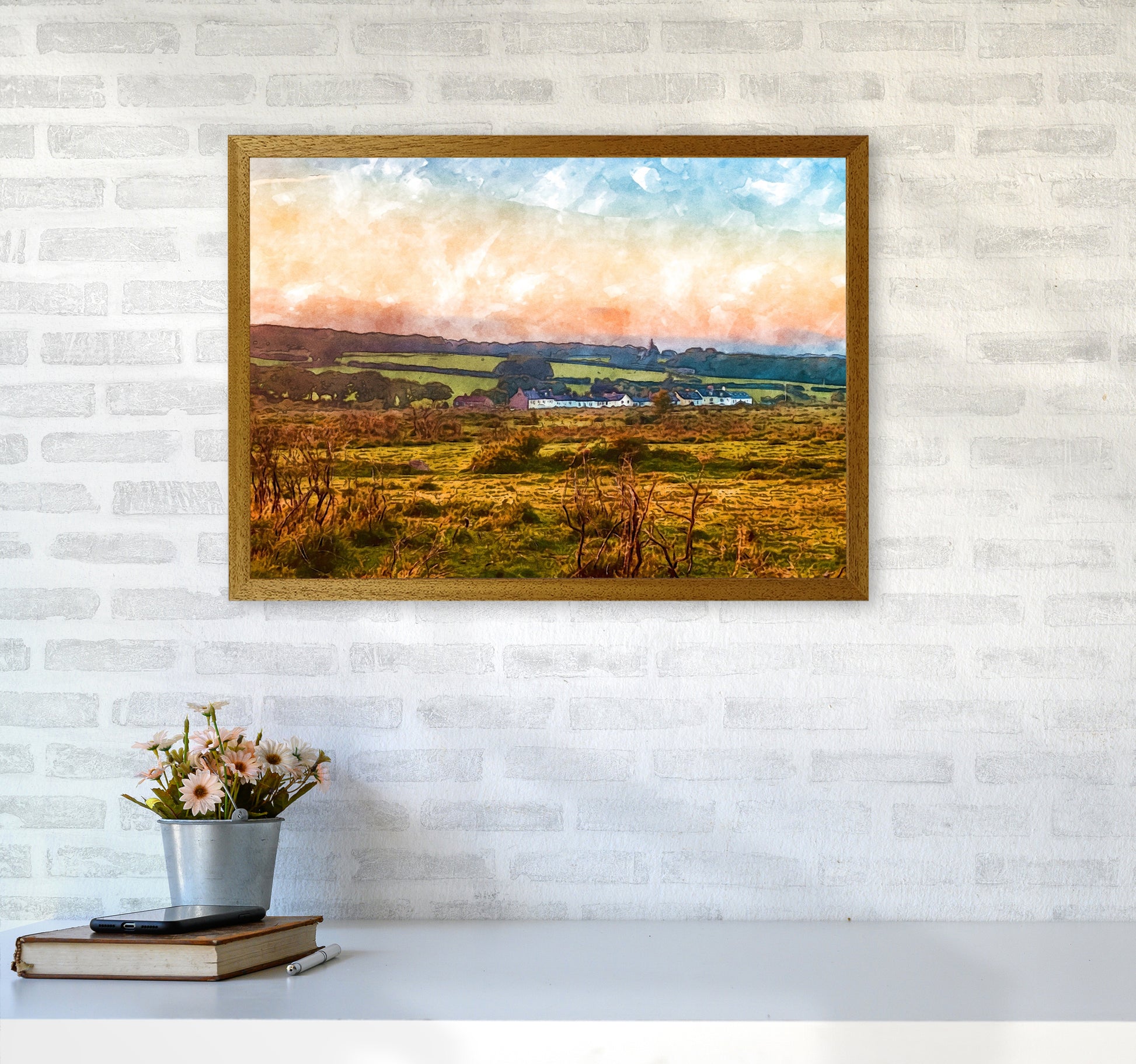 Looking over Dartmoor A2 Print Only