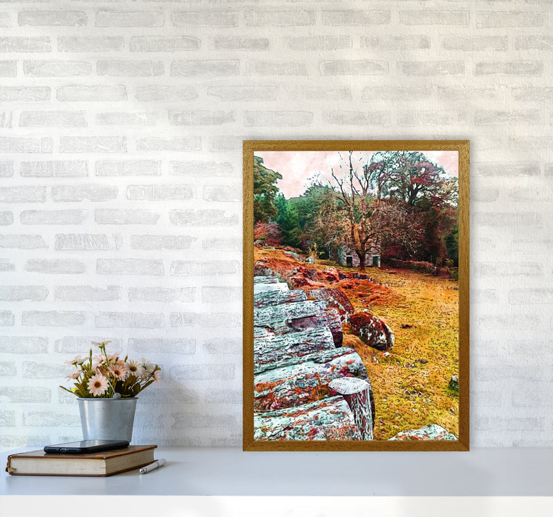 House on Dartmoor Art Print by Proper Job Studio A2 Print Only