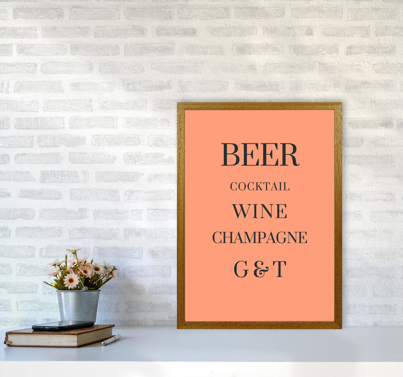 Drinks Art Print by Proper Job Studio A2 Print Only