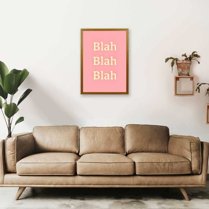 Blah Blah Blah Art Print by Proper Job Studio A2 Print Only