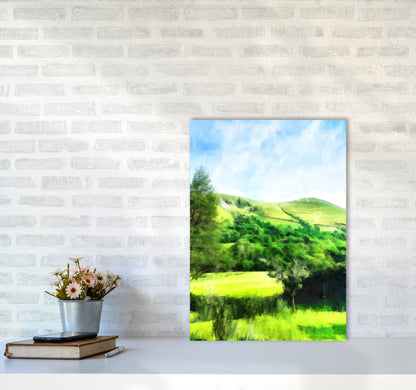 Snowdonia by Day Art Print by Proper Job Studio A2 Black Frame