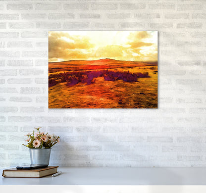 Dartmoor 3 Art Print by Proper Job Studio A2 Black Frame