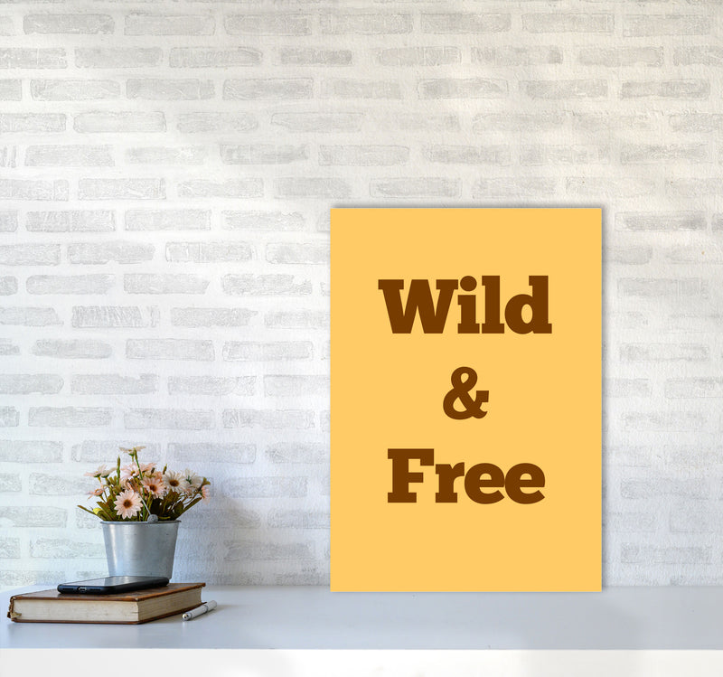 Wild & Free Art Print by Proper Job Studio A2 Black Frame