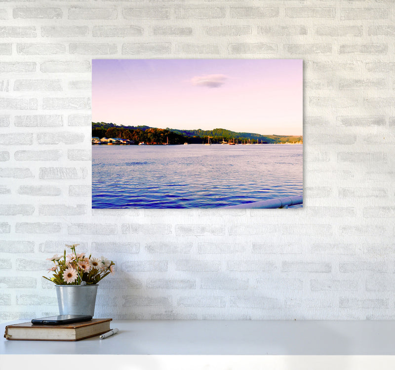 Calm ocean morning Art Print by Proper Job Studio A2 Black Frame