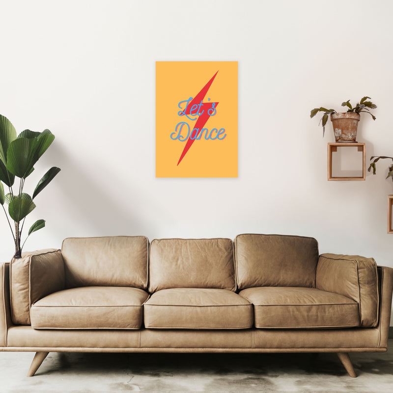 Let's dance 2 Art Print by Proper Job Studio A2 Black Frame