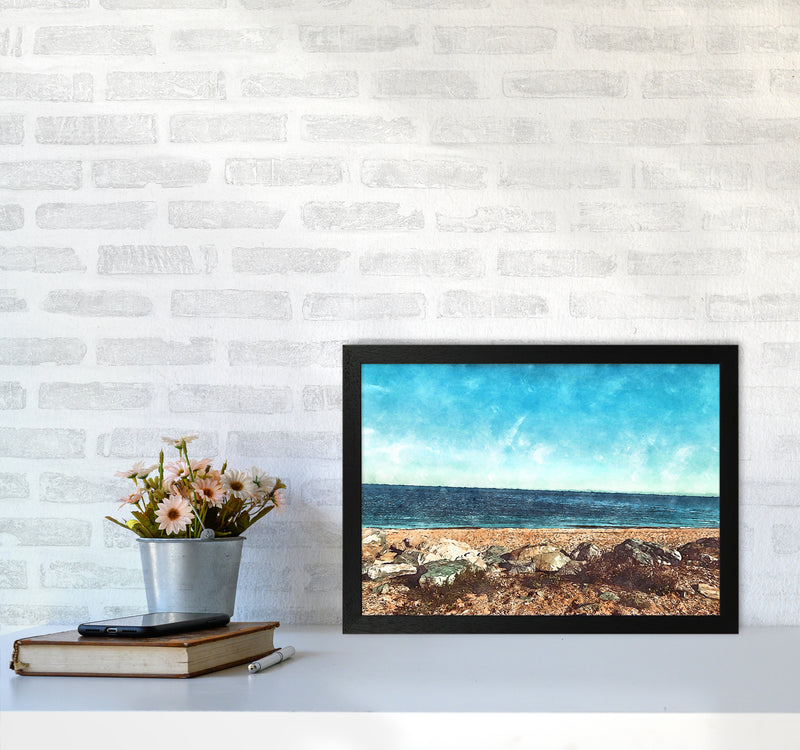 A day at the beach 2 A3 White Frame