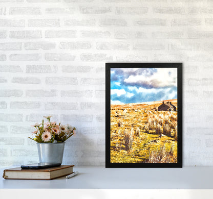 House on Dartmoor 2 Art Print by Proper Job Studio A3 White Frame