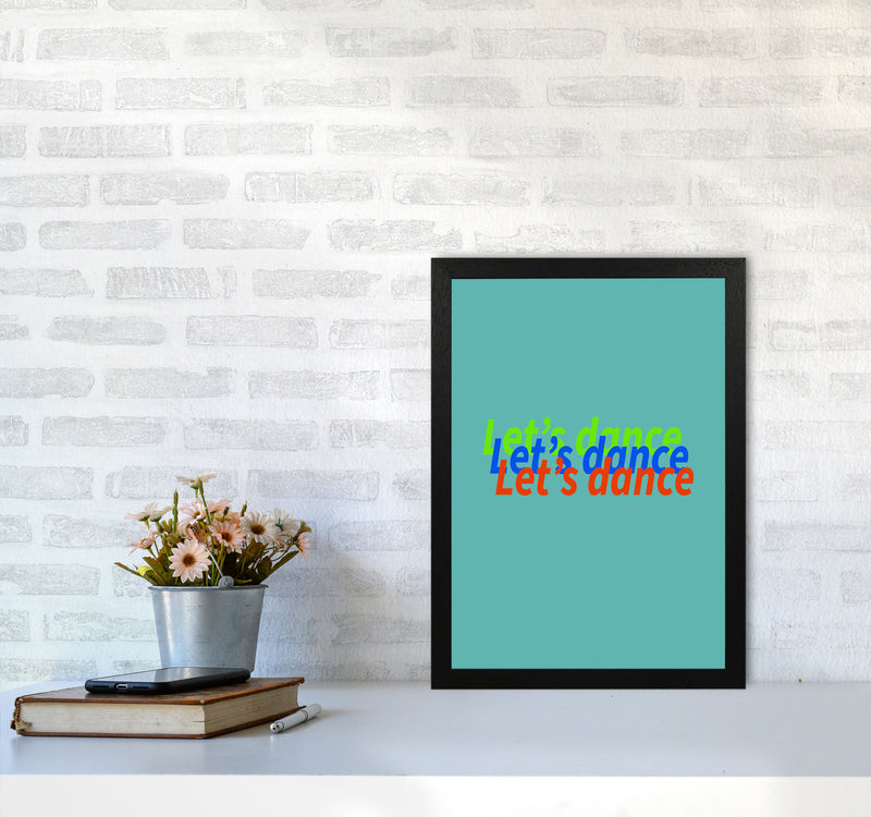 Let's Dance Art Print by Proper Job Studio A3 White Frame