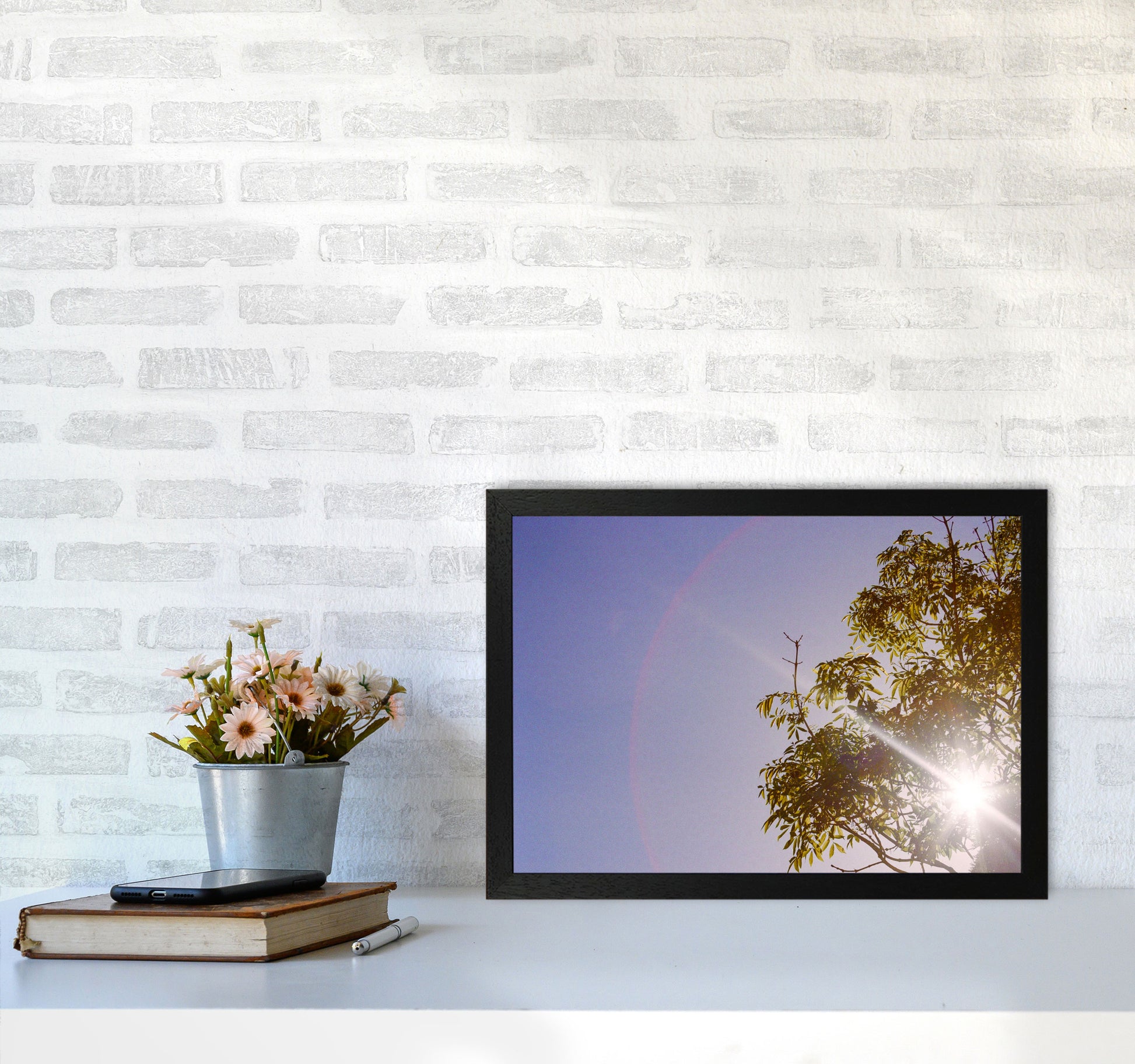Summer haze Art Print by Proper Job Studio A3 White Frame