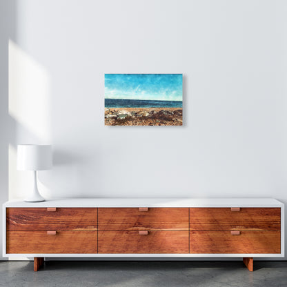 A day at the beach 2 A3 Canvas