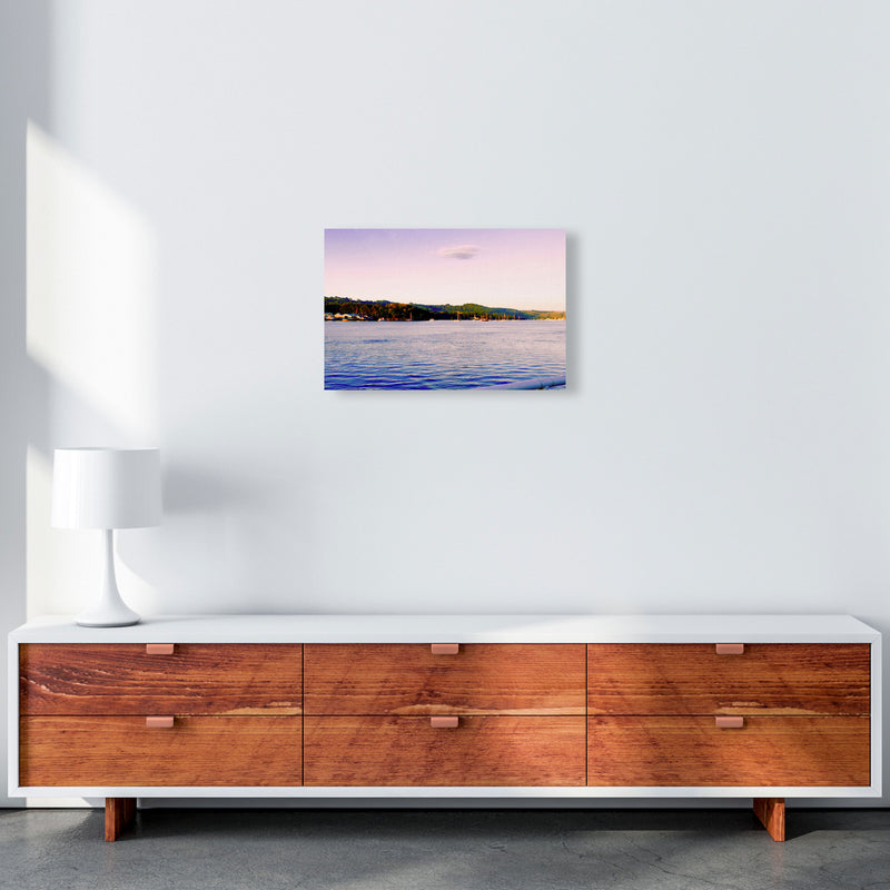 Calm ocean morning Art Print by Proper Job Studio A3 Canvas