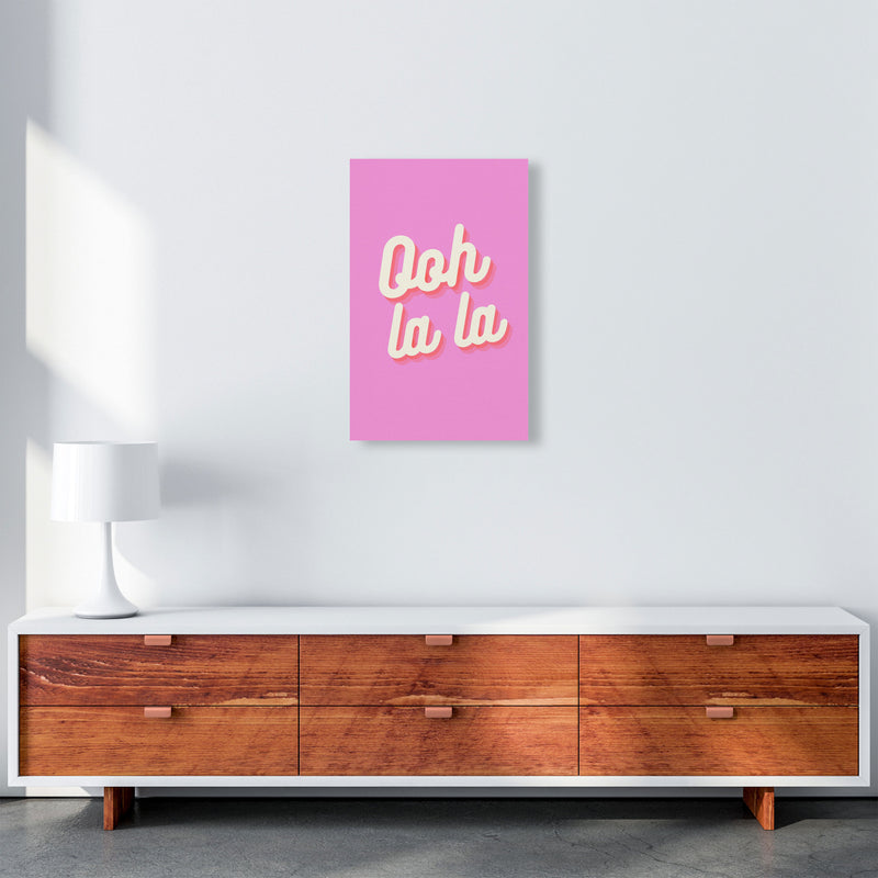 Ooh la la Art Print by Proper Job Studio A3 Canvas