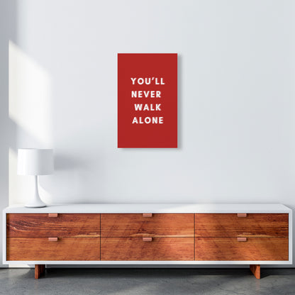 You'll never walk alone Art Print by Proper Job Studio A3 Canvas
