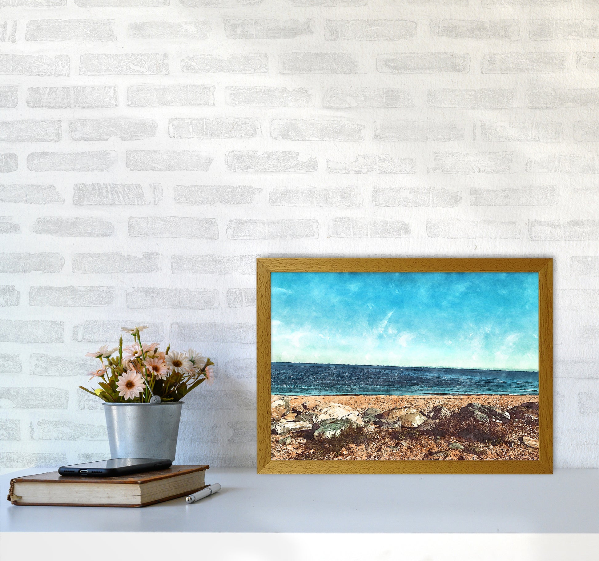 A day at the beach 2 A3 Print Only