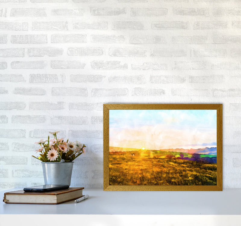 Dartmoor Sunset Art Print by Proper Job Studio A3 Print Only