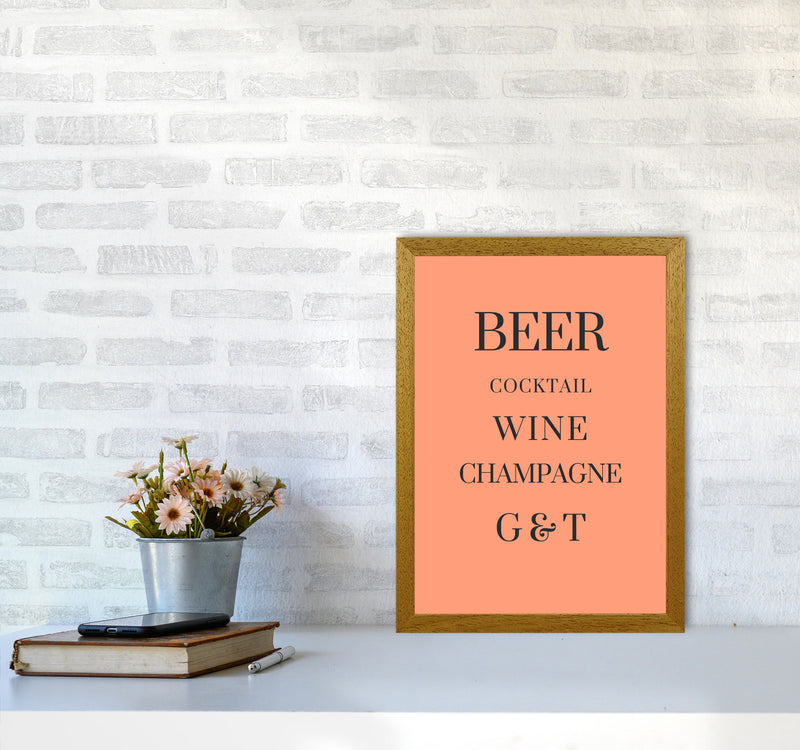Drinks Art Print by Proper Job Studio A3 Print Only