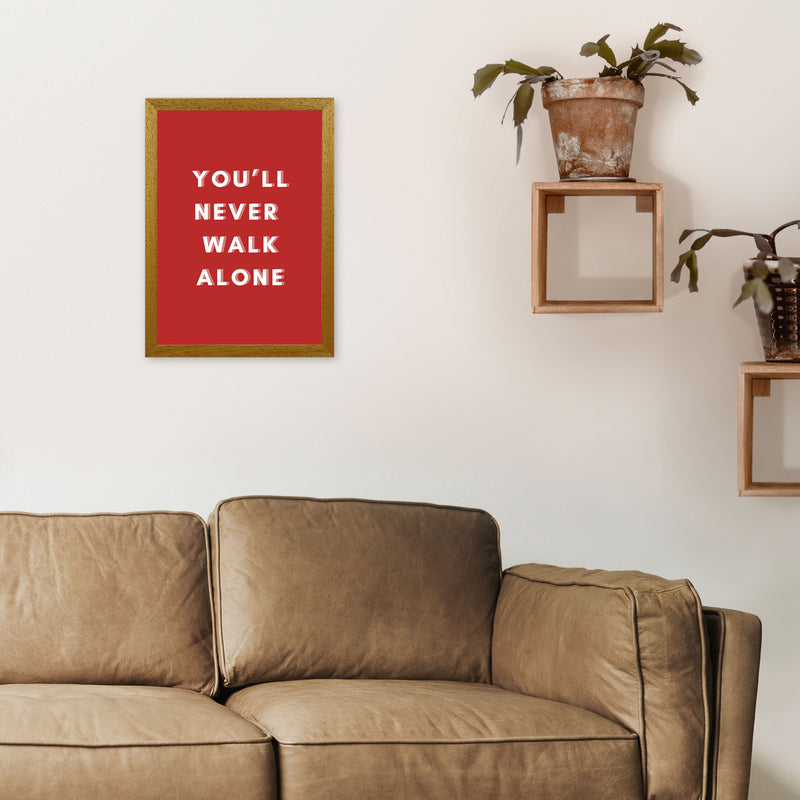 You'll never walk alone Art Print by Proper Job Studio A3 Print Only