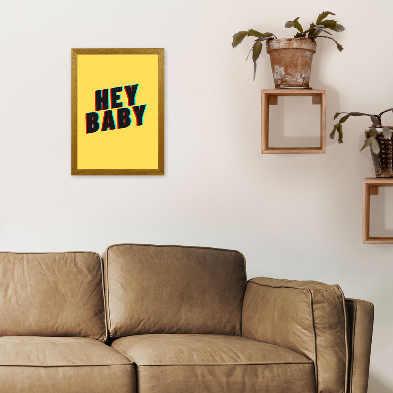 Hey Baby Art Print by Proper Job Studio A3 Print Only