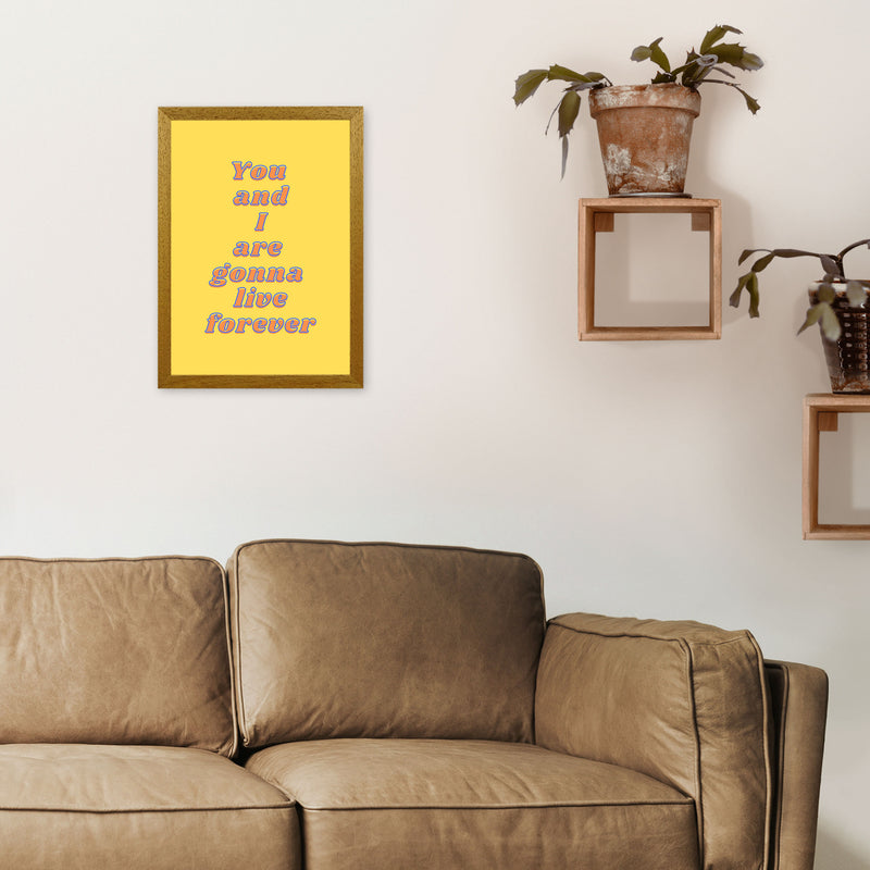 Live forever Art Print by Proper Job Studio A3 Print Only