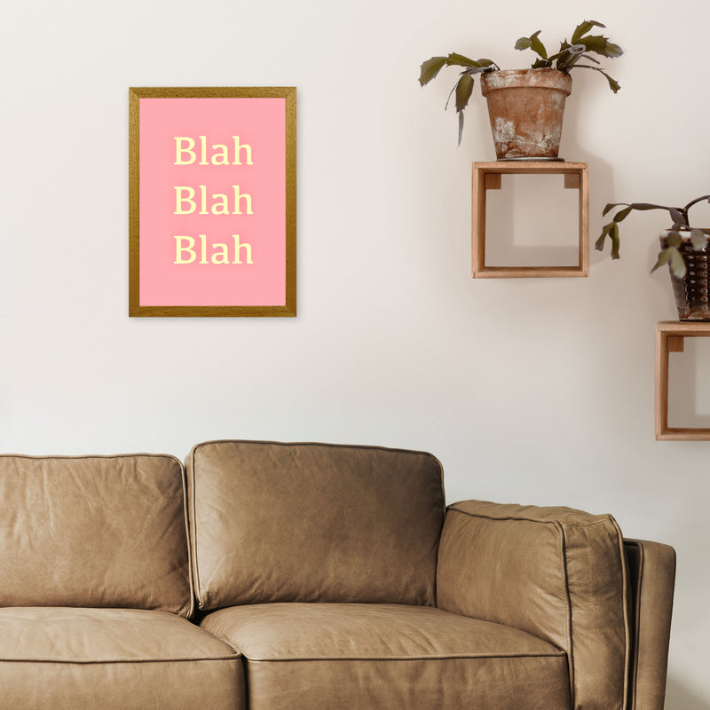 Blah Blah Blah Art Print by Proper Job Studio A3 Print Only