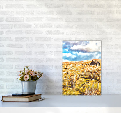 House on Dartmoor 2 Art Print by Proper Job Studio A3 Black Frame