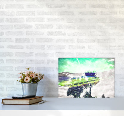 Hazy Sun Art Print by Proper Job Studio A3 Black Frame