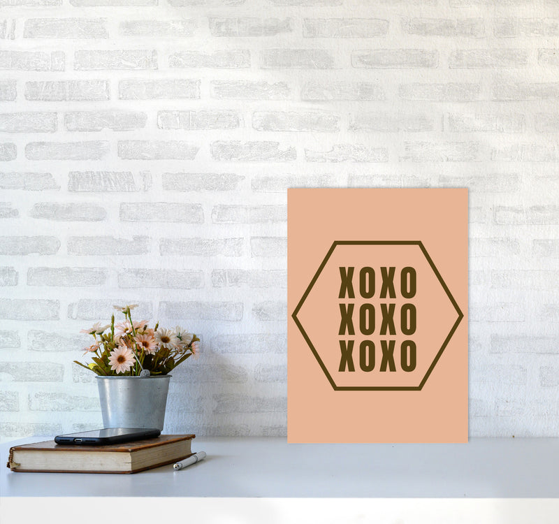 XOXO Art Print by Proper Job Studio A3 Black Frame