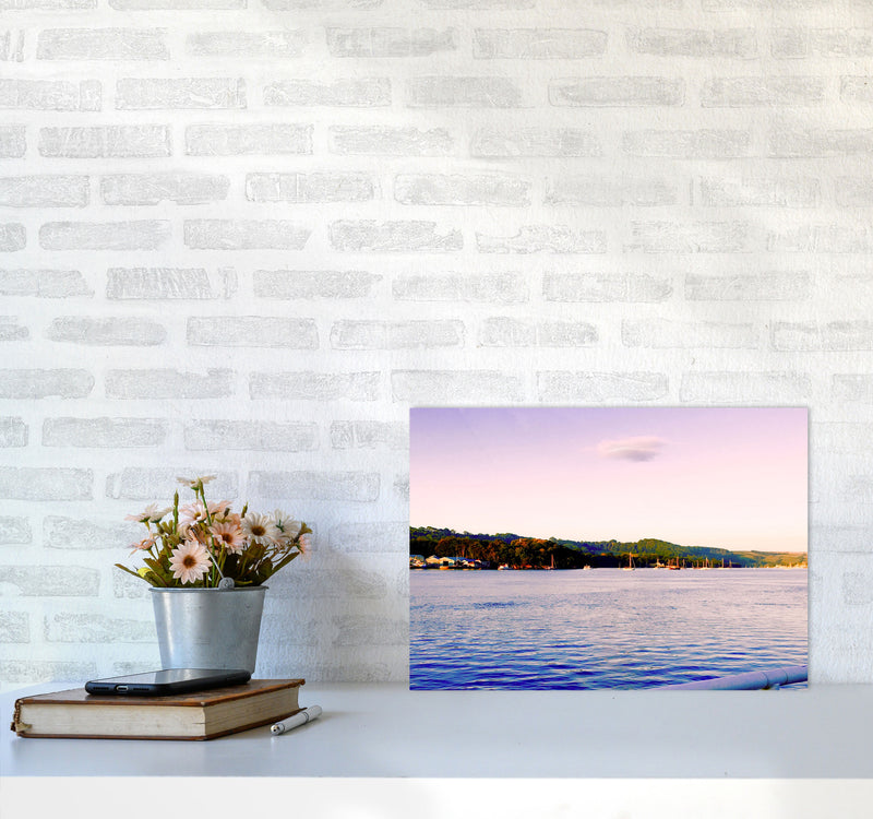 Calm ocean morning Art Print by Proper Job Studio A3 Black Frame