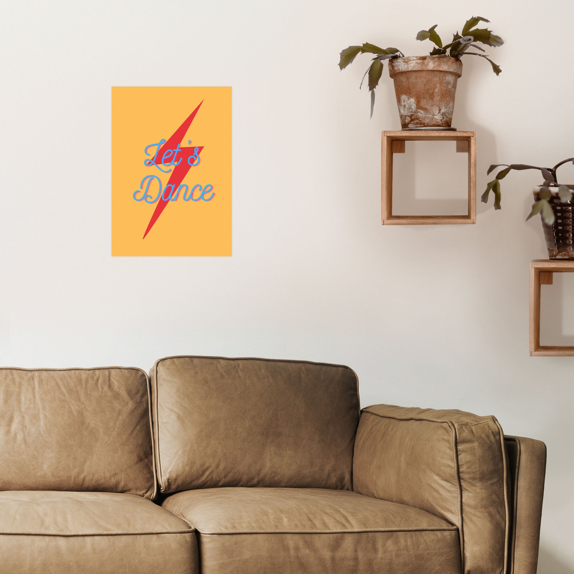 Let's dance 2 Art Print by Proper Job Studio A3 Black Frame