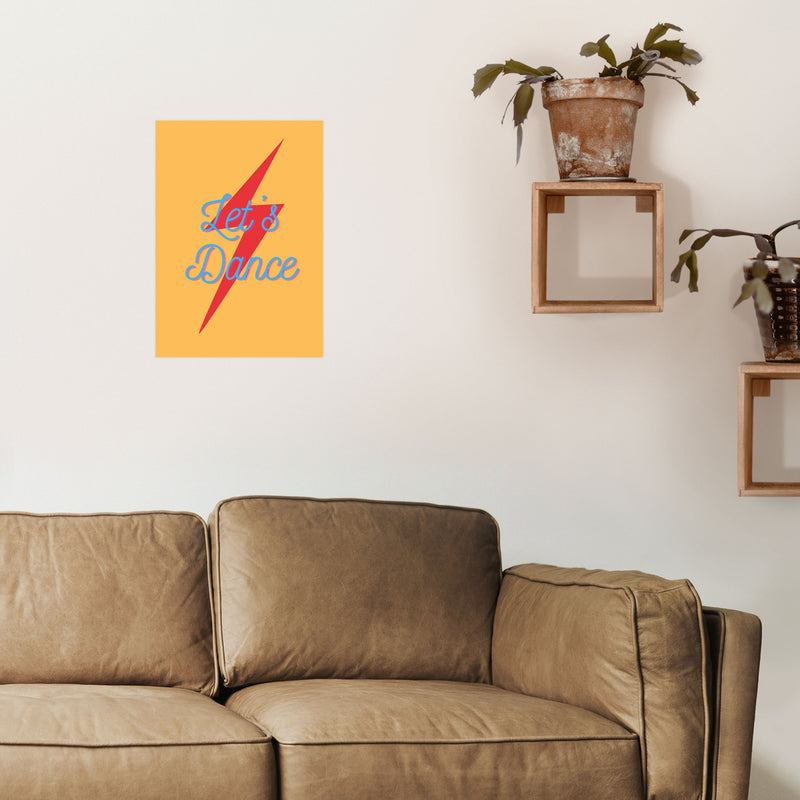 Let's dance 2 Art Print by Proper Job Studio A3 Black Frame
