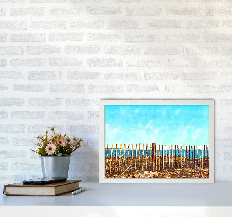 A day at the beach A3 Oak Frame