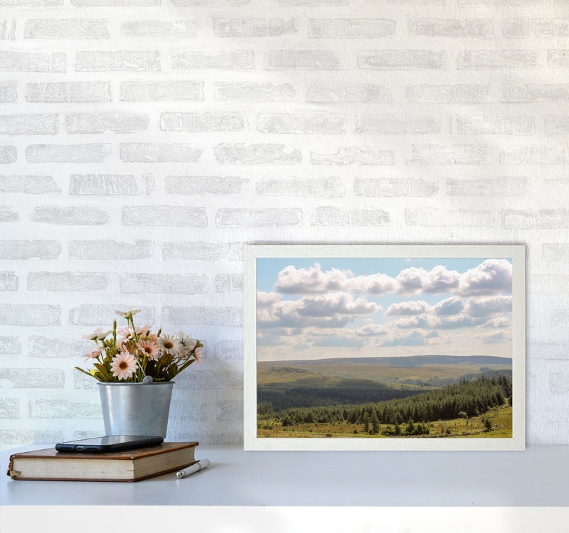 Dartmoor, 2021 Art Print by Proper Job Studio A3 Oak Frame
