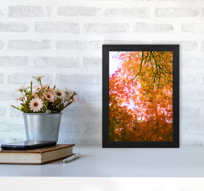 Autumn Leaves A4 White Frame