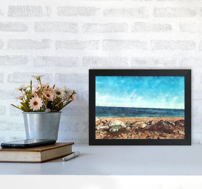 A day at the beach 2 A4 White Frame