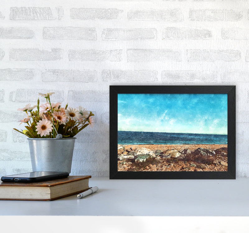 A day at the beach 2 A4 White Frame