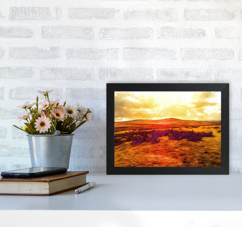 Dartmoor 3 Art Print by Proper Job Studio A4 White Frame