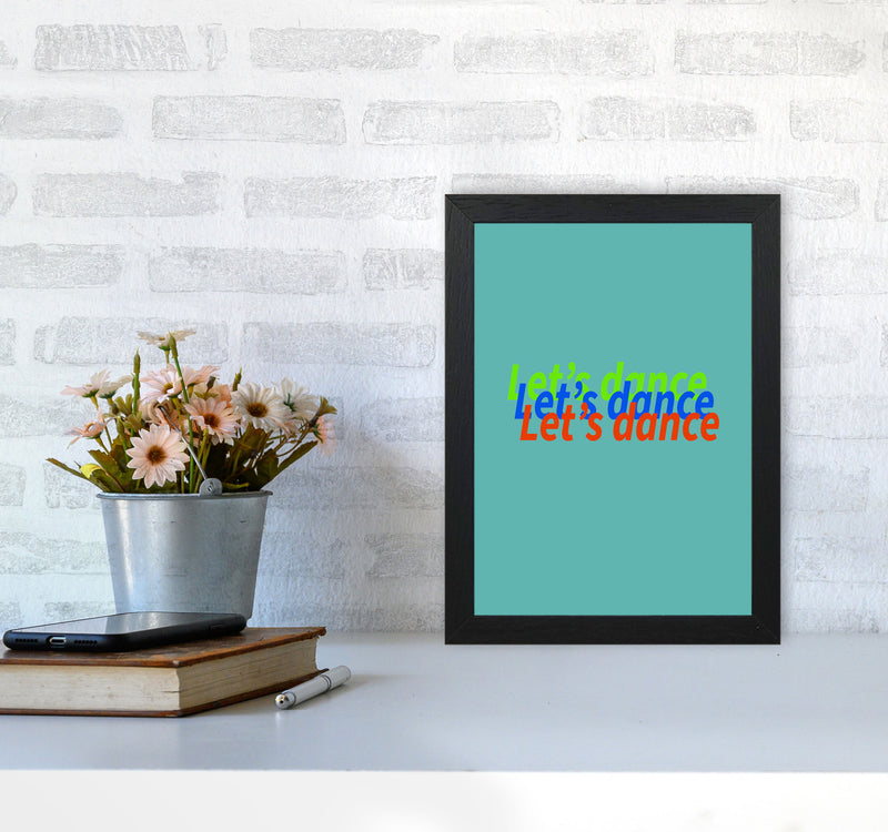 Let's Dance Art Print by Proper Job Studio A4 White Frame