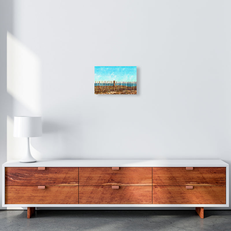 A day at the beach A4 Canvas