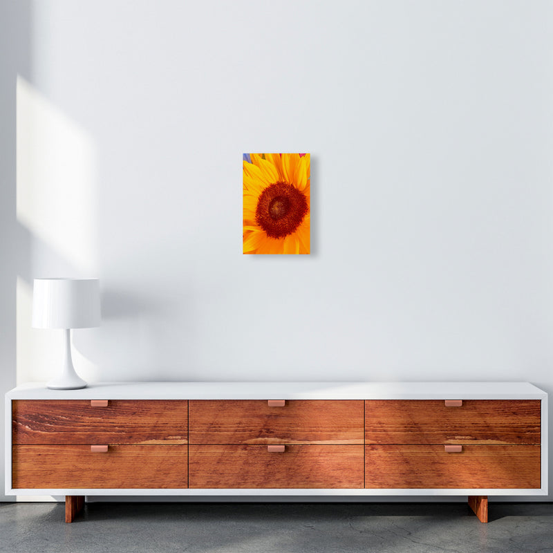 Sunflower Art Print by Proper Job Studio A4 Canvas