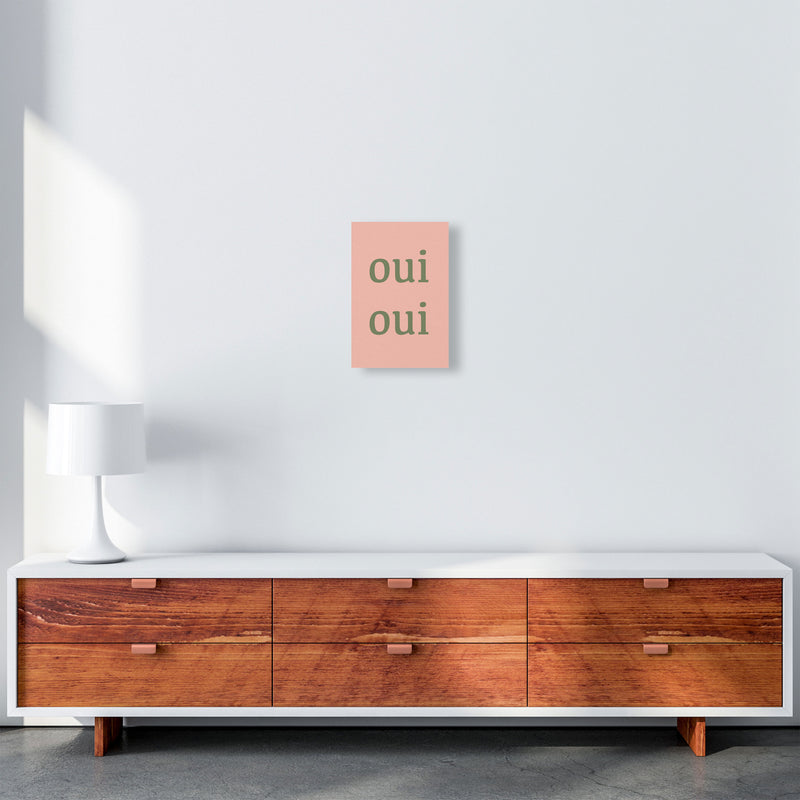 OUI OUI Art Print by Proper Job Studio A4 Canvas