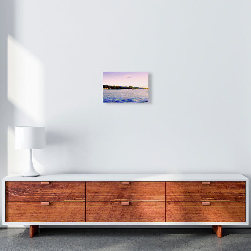 Calm ocean morning Art Print by Proper Job Studio A4 Canvas