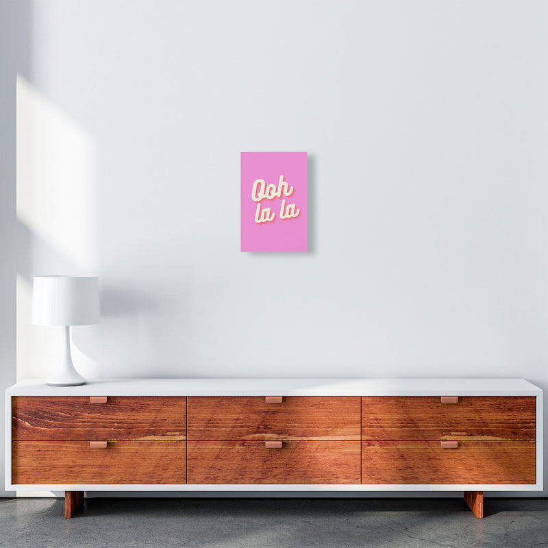 Ooh la la Art Print by Proper Job Studio A4 Canvas