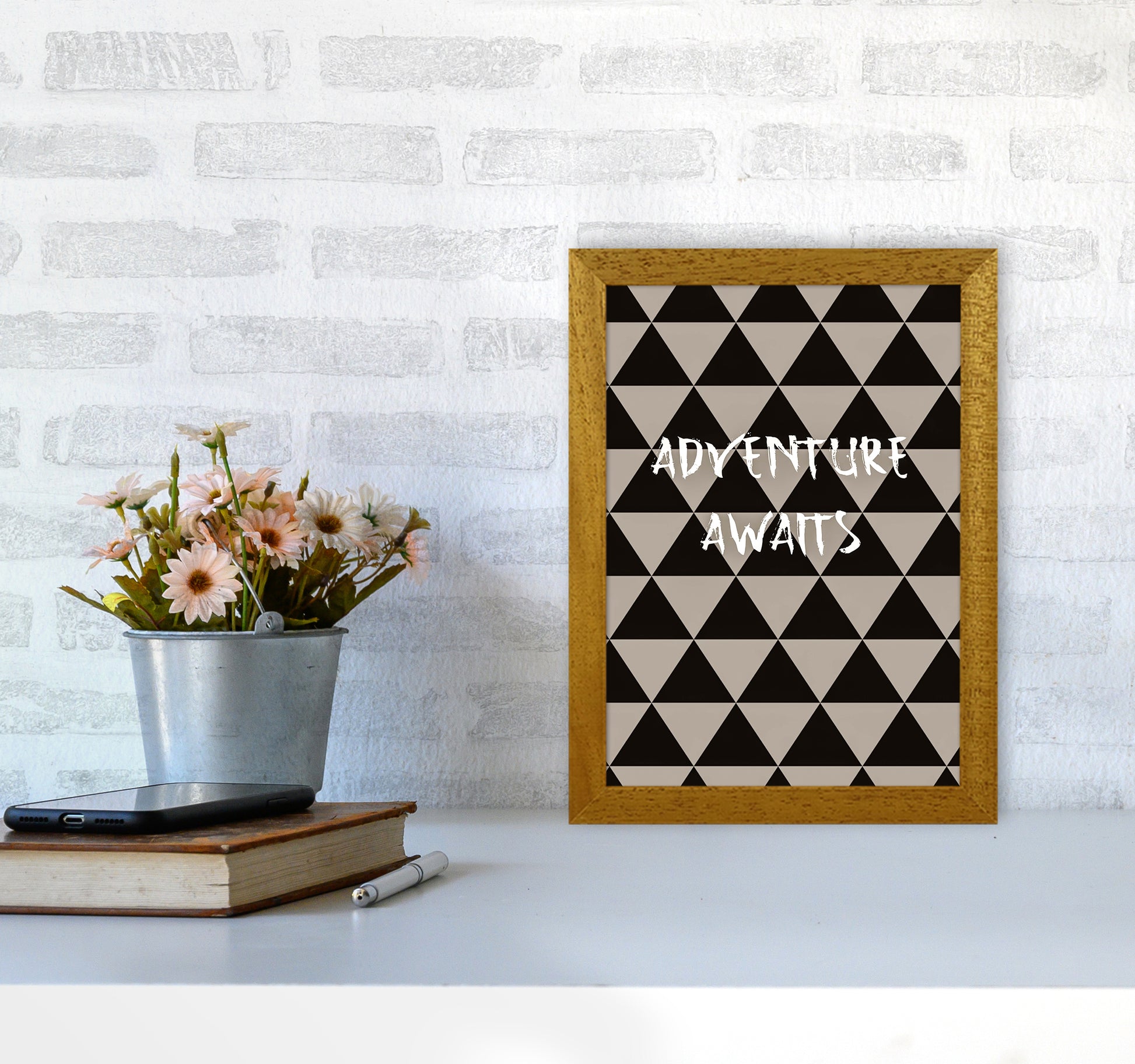Adventure Quote Art Print by Proper Job Studio A4 Print Only