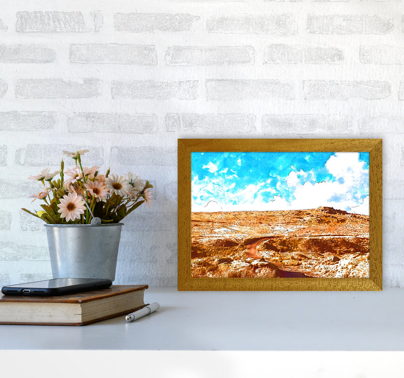Dartmoor Tor Art Print by Proper Job Studio A4 Print Only