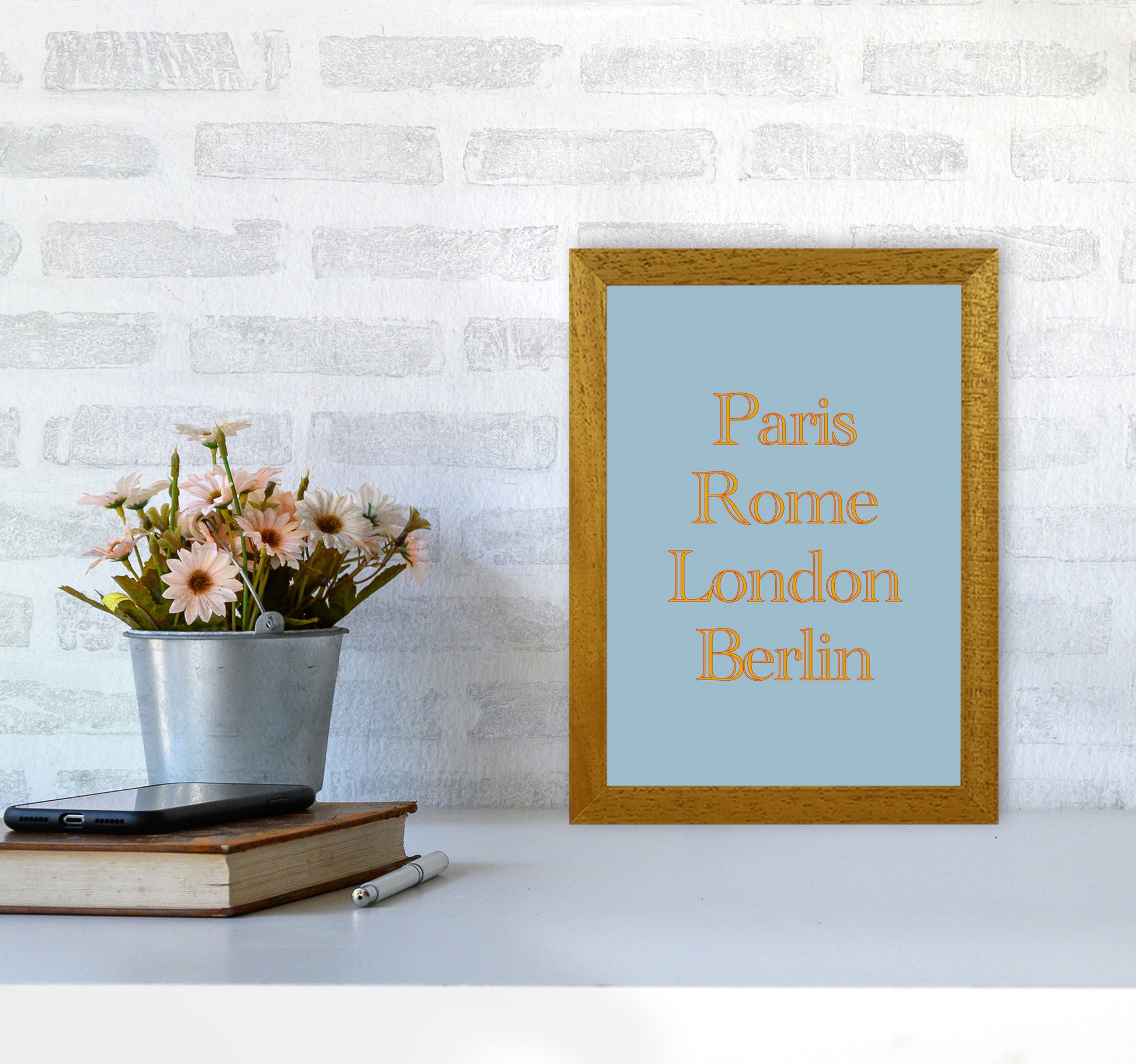 Cities (2) Art Print by Proper Job Studio A4 Print Only