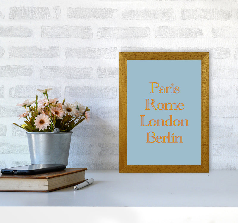 Cities (2) Art Print by Proper Job Studio A4 Print Only
