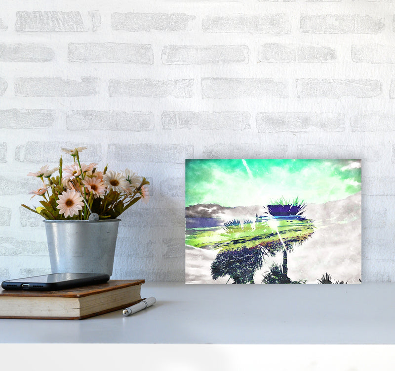 Hazy Sun Art Print by Proper Job Studio A4 Black Frame