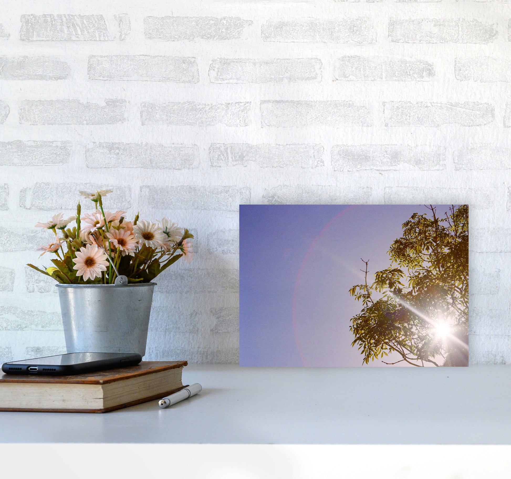 Summer haze Art Print by Proper Job Studio A4 Black Frame