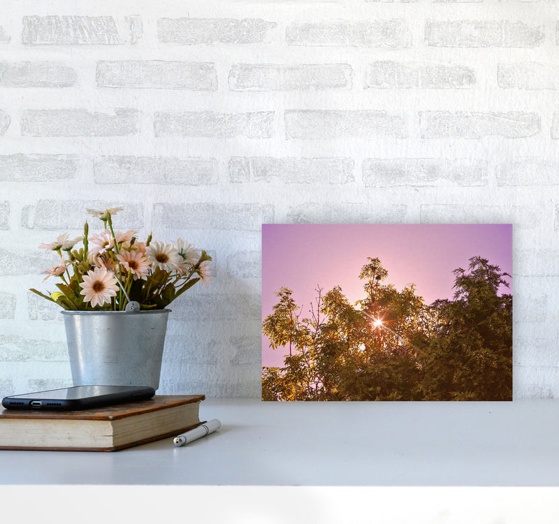 Blush Sunrise Art Print by Proper Job Studio A4 Black Frame