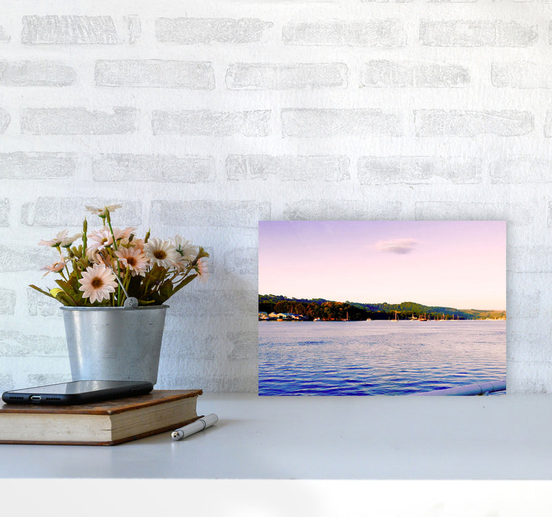 Calm ocean morning Art Print by Proper Job Studio A4 Black Frame